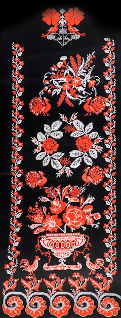 Detal haftu ludowego